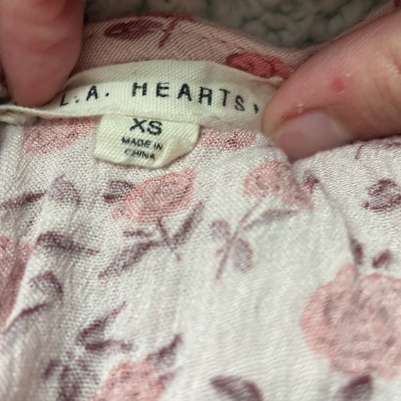 Pacsun Rose Babydoll Top - Picture 2 of 3